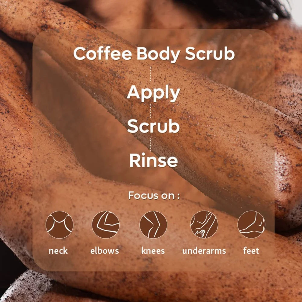 Avenza Coffee, Walnut &amp; Rock Salt Body Scrub